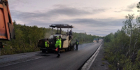 На автодороге Североморск-Североморск-3 продолжаются дорожные работы - Город Североморск