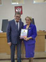 Почетная отставка председателя Североморского районного суда Мурманской области Роговой Т.В.