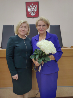Почетная отставка председателя Североморского районного суда Мурманской области Роговой Т.В.